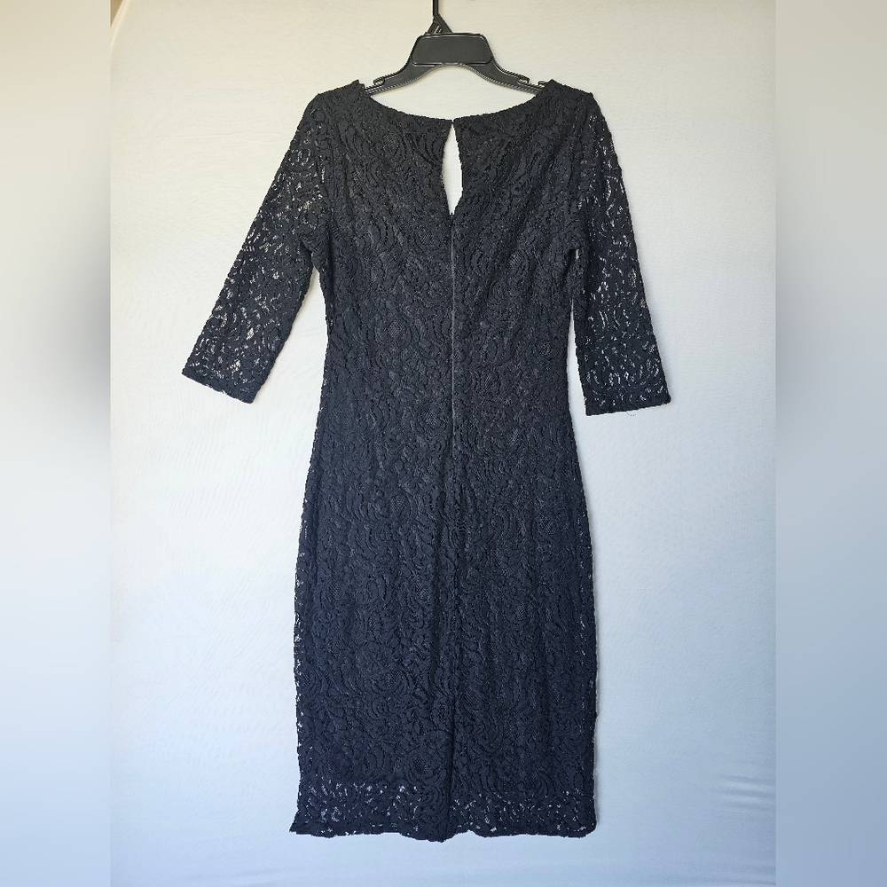 Eva Mendes Dress for New York & Company - Black Lace - Size 10 - Picture 13 of 16